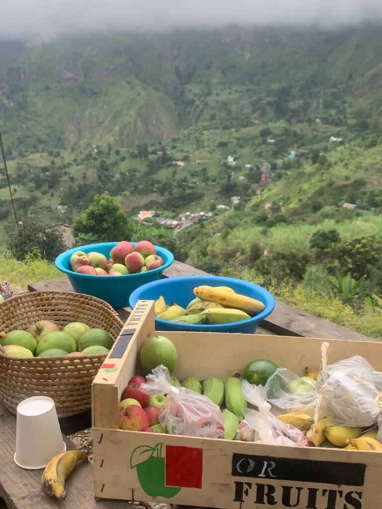 Frutas Vale do paul em santo antão cabo verde
